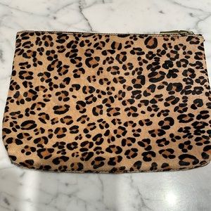 J Crew Pony Hair Animal Print Bag